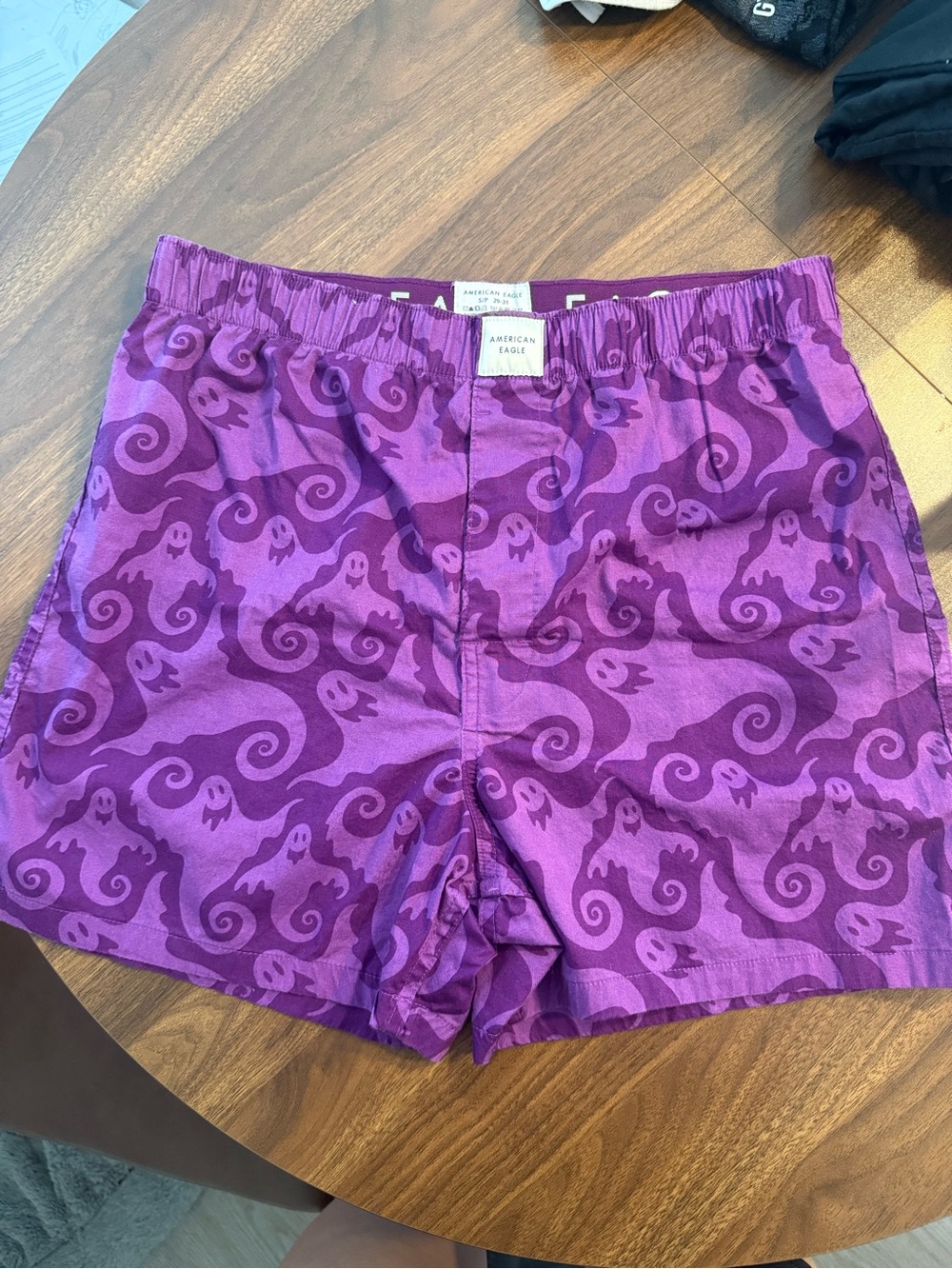 American Eagle Outfitters Purple Ghost boxers